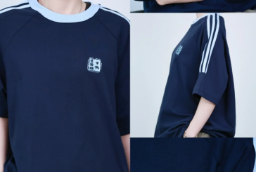 短袖T恤定制-海军蓝撞色短袖T恤火了!清爽高级又百搭,全班穿都超有范儿 100%棉T恤-海军蓝撞色短袖T恤定制|显瘦百搭|100%棉不起球|班服/团服/文化衫推荐